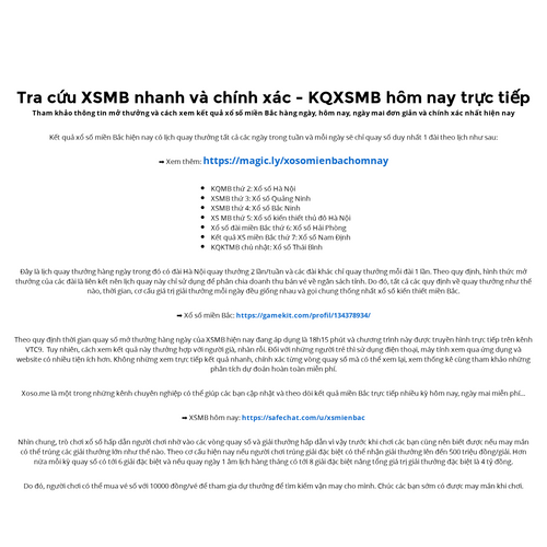 Khám Phá Thế Giới Xổ Số Kiến Thiết Miền Bắc - Cách Chơi Và Kinh Nghiệm